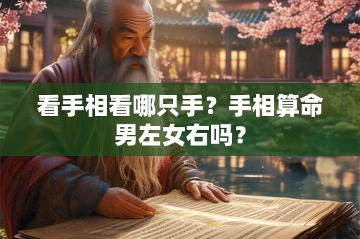 看手相看哪只手？手相算命男左女右吗？
