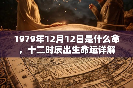 1979年12月12日是什么命,十二时辰出生命运详解 1979年12月12日是什么命,十二时辰出生命运详解
