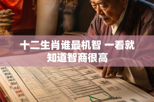 十二生肖谁最机智 一看就知道智商很高