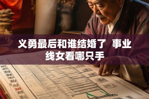 义勇最后和谁结婚了  事业线女看哪只手
