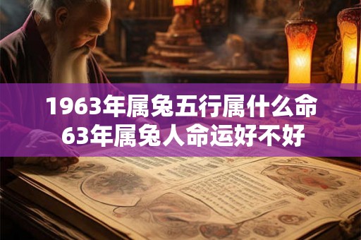 1963年属兔五行属什么命 63年属兔人命运好不好 1963年属兔五行属什么命 63年属兔人命运好不好