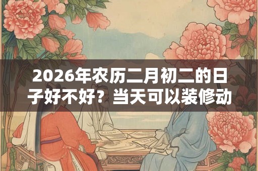 2026年农历二月初二的日子好不好？当天可以装修动土吗？