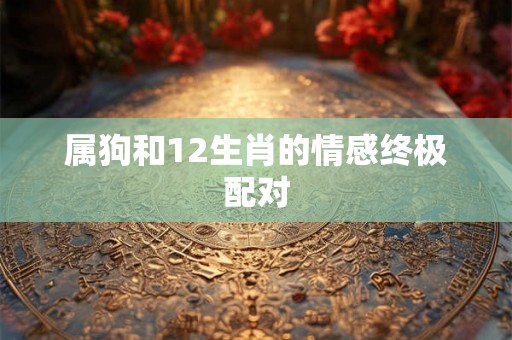 属狗和12生肖的情感终极配对