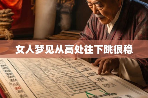 女人梦见从高处往下跳很稳