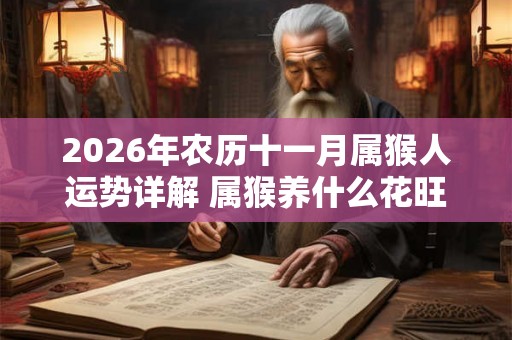 2026年农历十一月属猴人运势详解 属猴养什么花旺财 2026年农历十一月属猴人运势详解 属猴养什么花旺财