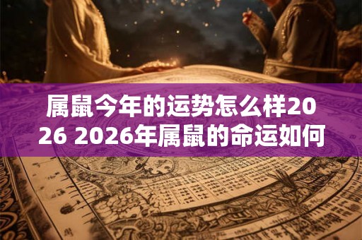 属鼠今年的运势怎么样2026 2026年属鼠的命运如何