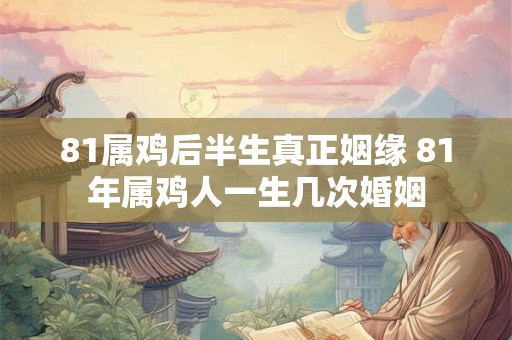81属鸡后半生真正姻缘 81年属鸡人一生几次婚姻 81属鸡后半生真正姻缘 81年属鸡人一生几次婚姻