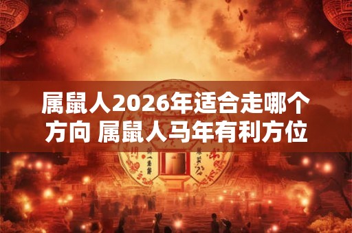 属鼠人2026年适合走哪个方向 属鼠人马年有利方位 属鼠人2026年适合走哪个方向 属鼠人马年有利方位