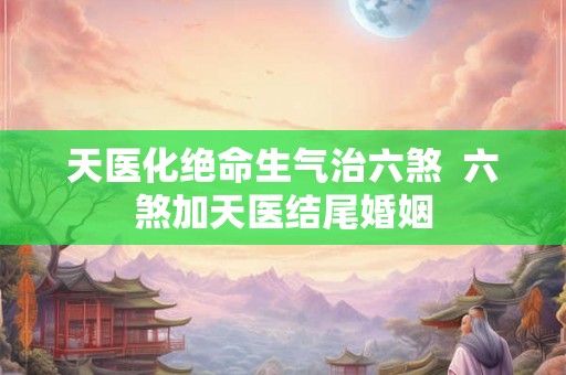 天医化绝命生气治六煞  六煞加天医结尾婚姻