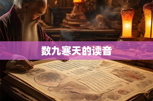 数九寒天的读音