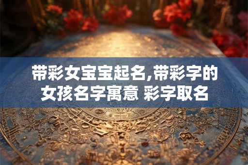 带彩女宝宝起名,带彩字的女孩名字寓意 彩字取名