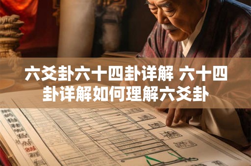 六爻卦六十四卦详解 六十四卦详解如何理解六爻卦