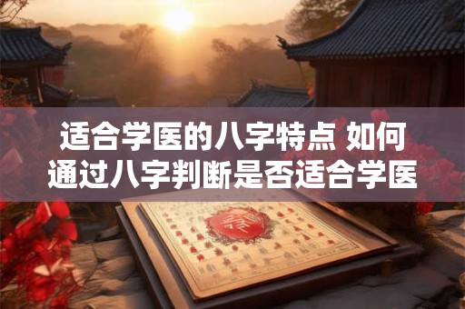 适合学医的八字特点 如何通过八字判断是否适合学医