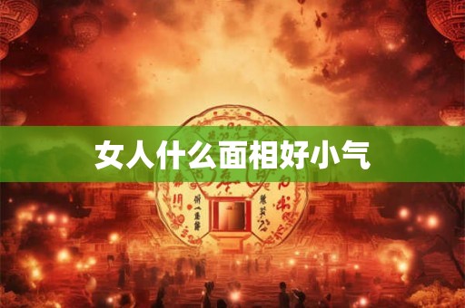 女人什么面相好小气