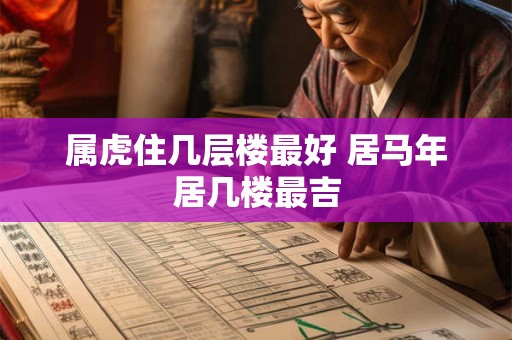属虎住几层楼最好 居马年居几楼最吉