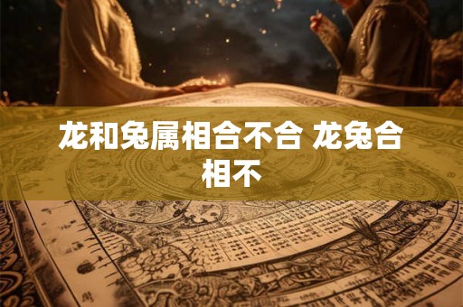 龙和兔属相合不合 龙兔合相不