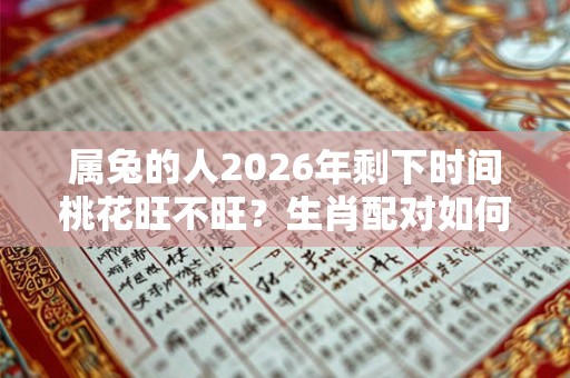 属兔的人2026年剩下时间桃花旺不旺？生肖配对如何？