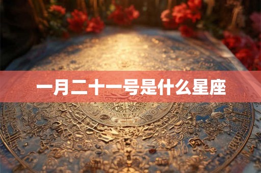一月二十一号是什么星座 一月二十一号是什么星座