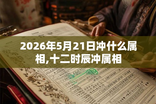 2026年5月21日冲什么属相,十二时辰冲属相 2026年5月21日冲什么属相,十二时辰冲属相