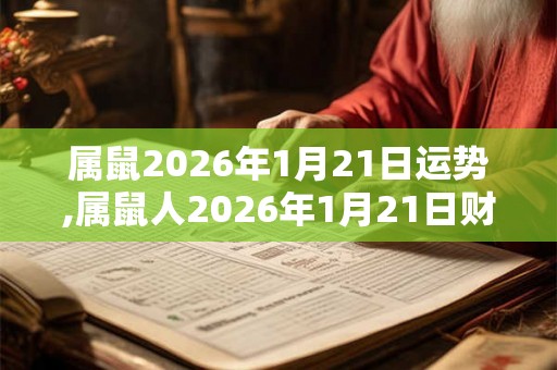 属鼠2026年1月21日运势,属鼠人2026年1月21日财运,生肖鼠2026年1月21日运势