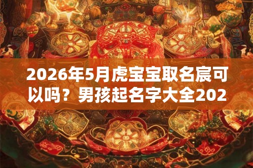2026年5月虎宝宝取名宸可以吗？男孩起名字大全2026