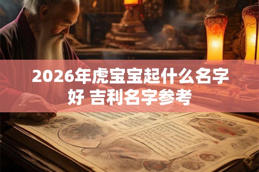 2026年虎宝宝起什么名字好 吉利名字参考 2026年虎宝宝起什么名字好 吉利名字参考