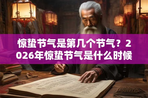 惊蛰节气是第几个节气？2026年惊蛰节气是什么时候？