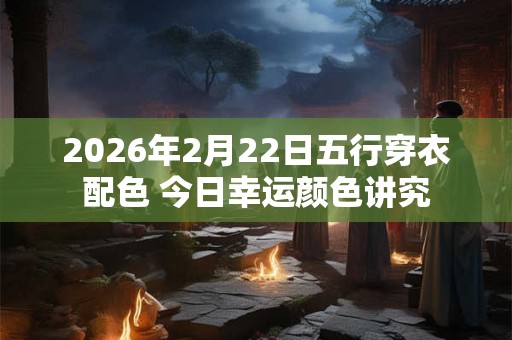 2026年2月22日五行穿衣配色 今日幸运颜色讲究