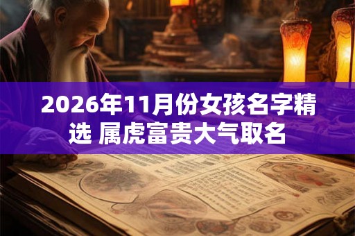 2026年11月份女孩名字精选 属虎富贵大气取名
