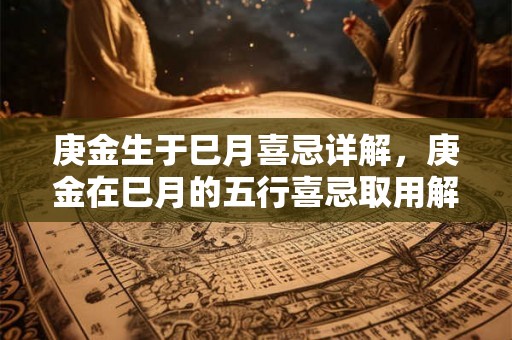 庚金生于巳月喜忌详解,庚金在巳月的五行喜忌取用解析 庚金生于巳月喜忌详解,庚金在巳月的五行喜忌取用解析