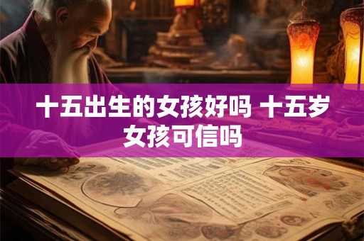 十五出生的女孩好吗 十五岁女孩可信吗