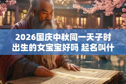 2026国庆中秋同一天子时出生的女宝宝好吗 起名叫什么