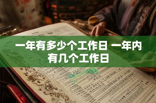 一年有多少个工作日 一年内有几个工作日