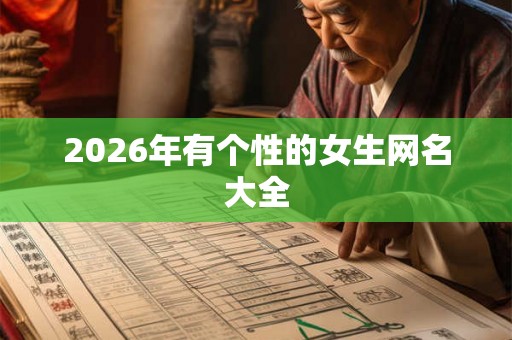 2026年有个性的女生网名大全