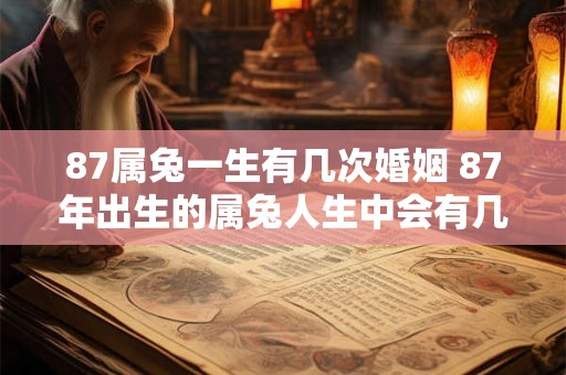 87属兔一生有几次婚姻 87年出生的属兔人生中会有几次婚姻