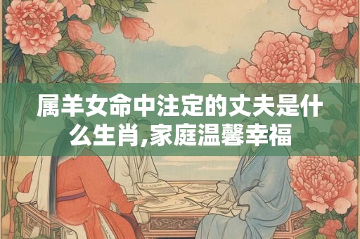 属羊女命中注定的丈夫是什么生肖,家庭温馨幸福 属羊女命中注定的丈夫是什么生肖,家庭温馨幸福