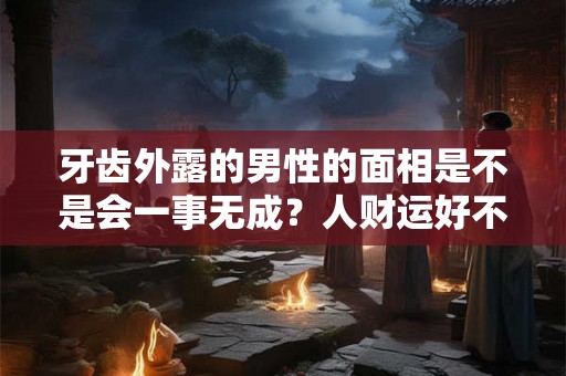 牙齿外露的男性的面相是不是会一事无成？人财运好不好？