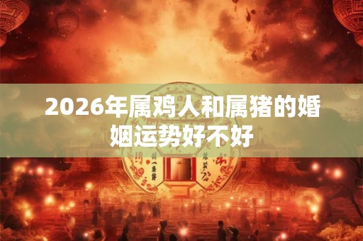 2026年属鸡人和属猪的婚姻运势好不好 2026年属鸡人和属猪的婚姻运势好不好