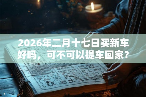 2026年二月十七日买新车好吗，可不可以提车回家？