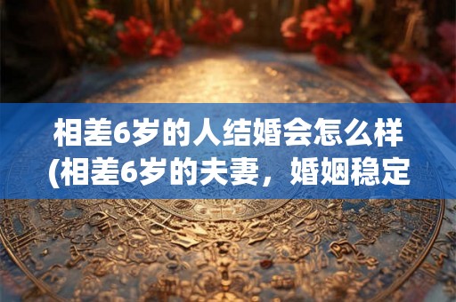 相差6岁的人结婚会怎么样(相差6岁的夫妻，婚姻稳定性如何？)