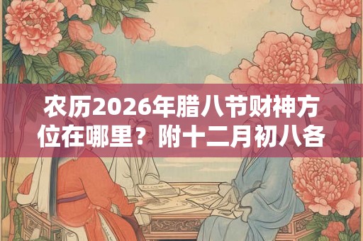 农历2026年腊八节财神方位在哪里？附十二月初八各时辰吉凶
