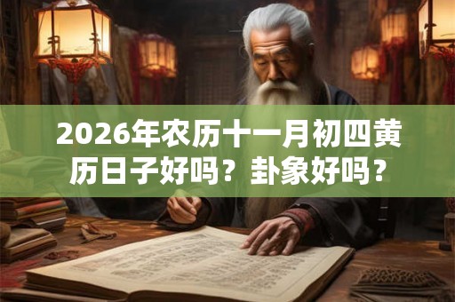 2026年农历十一月初四黄历日子好吗？卦象好吗？