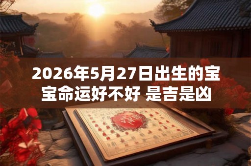2026年5月27日出生的宝宝命运好不好 是吉是凶