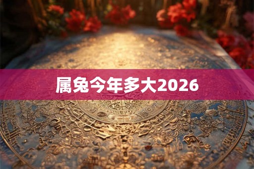 属兔今年多大2026