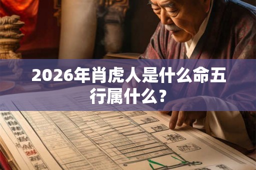 2026年肖虎人是什么命五行属什么？