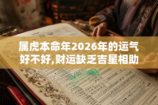 属虎本命年2026年的运气好不好,财运缺乏吉星相助