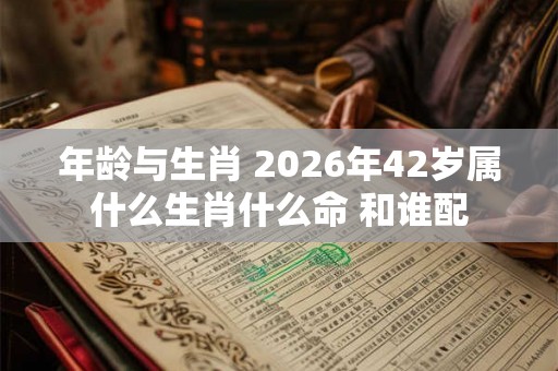 年龄与生肖 2026年42岁属什么生肖什么命 和谁配 年龄与生肖 2026年42岁属什么生肖什么命 和谁配