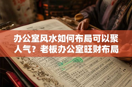 办公室风水如何布局可以聚人气？老板办公室旺财布局