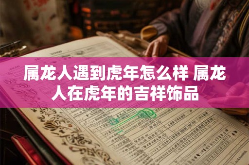 属龙人遇到虎年怎么样 属龙人在虎年的吉祥饰品