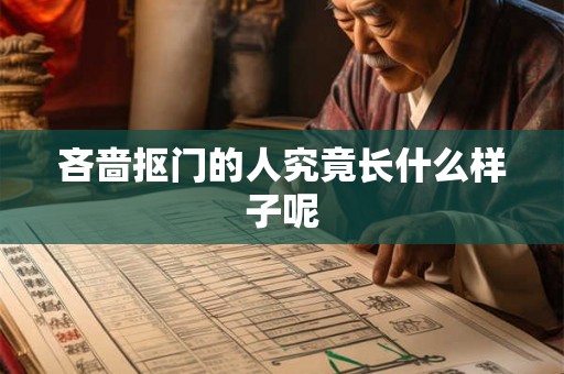 吝啬抠门的人究竟长什么样子呢